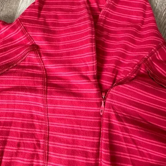 Lululemon Think Fast Pullover cranberry sweatshirt hoodie sweater size 8 - Picture 9 of 12